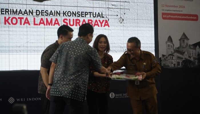 Pemkot Surabaya Terima Desain Pengembangan Kawasan Kota Lama dari UK PACT