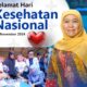 Hari Kesehatan Nasional 2024, Khofifah Ajak Masyarakat Terapkan Pola Hidup Bersih dan Sehat dengan Rajin Bergerak