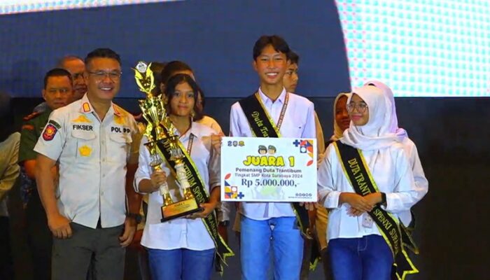 Awarding Duta Trantibum Surabaya 2024 Diikuti 28 Sekolah, Ini Daftar Pemenangnya