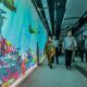 Pemkot Surabaya-LZY Visual Hiasi Tunnel TIJ-KBS dengan Video Mapping Bertema Suaka Margasatwa