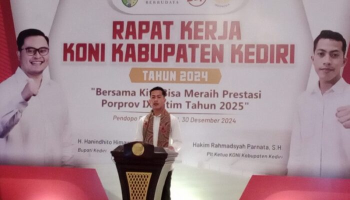 KONI Kabupaten Kediri Gelar Raker Akhir Tahun 2024, Ini Target untuk Tahun 2025