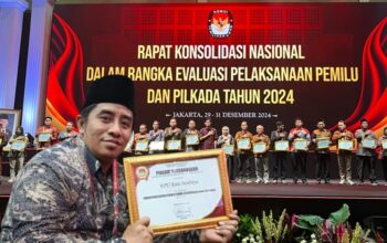 KPU Surabaya Kembali Raih Penghargaan Nasional, Kali ini Sabet 2 Kategori Sekaligus