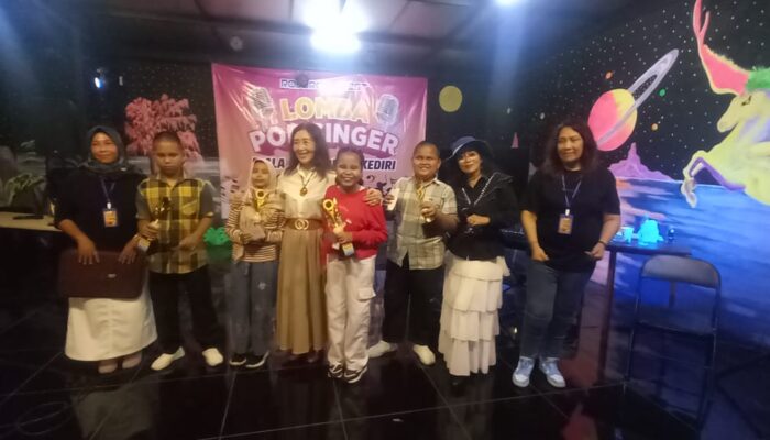 Begini Meriahnya Lomba Pop Singer Piala Kapolres Kediri Kota