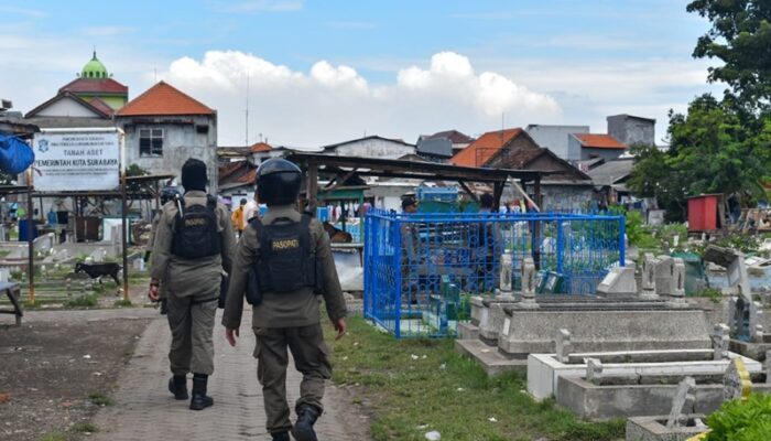 Satpol PP Surabaya Rutin Patroli Kandang Burung Dara Antisipasi Perjudian