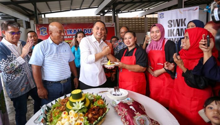 Terus Gelorakan Ekonomi Kerakyatan, Wali Kota Eri Cahyadi Resmikan SWK Ikan Duyung 