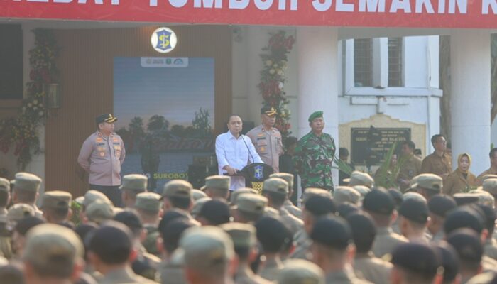 Pemkot Surabaya Bersama TNI/Polri Gelar Apel Pemberantasan Jukir Liar dan Premanisme