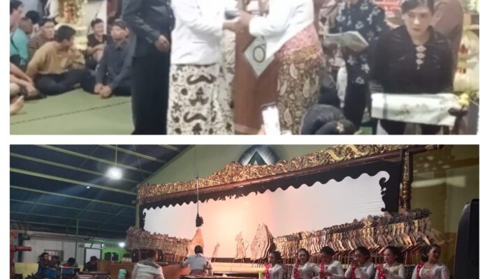 Padepokan Sapto Darmo Kediri Sajikan Pagelaran Wayang Kulit Malam 1 Suro
