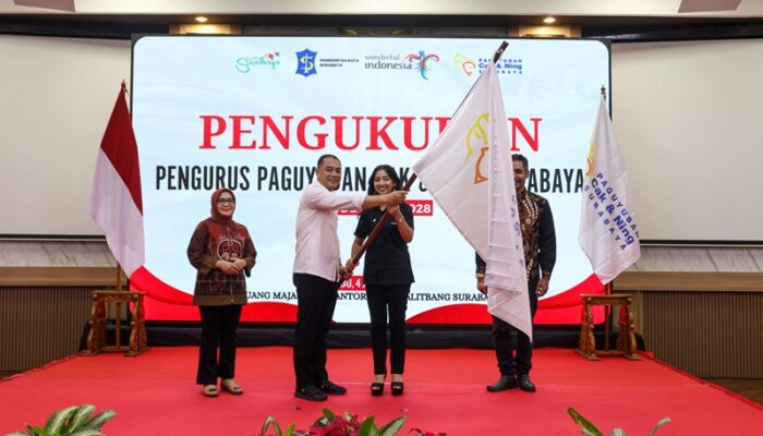 Wali Kota Eri Kukuhkan Paguyuban Cak & Ning, Siap Jadi Representasi Pemuda Kolaboratif dan Inspiratif