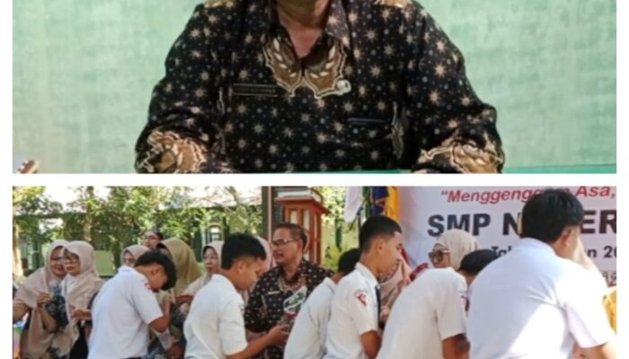 Gelar Acara Pelepasan Siswa, Kepsek SMPN 3 Pare Kediri: Jaga nama baik almamater