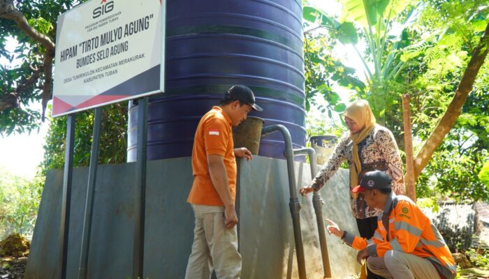 Warga Dua Dusun di Tuban Tak Lagi Krisis Air, Berkat Bantuan SIG