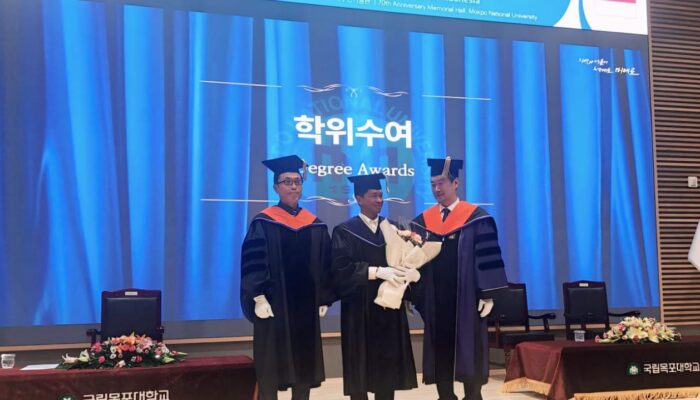 Rektor ITS Dianugerahi Doktor Honoris Causa dari Mokpo National University, Korea