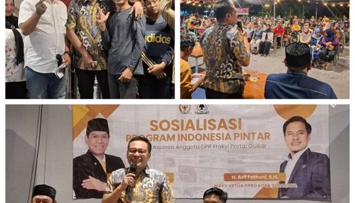 Dorong Ekonomi Kerakyatan, Legislator Golkar Surabaya Gelar Pembagian PIP di Warkop