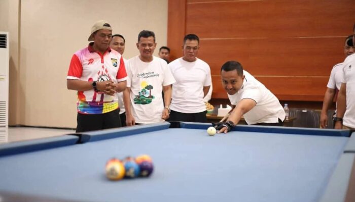 Semarak Kemerdekaan, Turnamen Billiard Kapolres Kediri Resmi Digelar