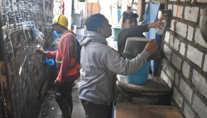 Normalisasi Sungai Kalianak Tahap Kedua, Pemkot Surabaya Tandai 54 Bangunan