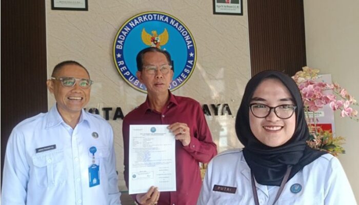 Hasil Tes Narkoba Negatif, Ketua BNN Kota Surabaya Puji Teladan Ketua DPRD Adi Sutarwijono