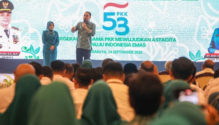 Semangat Kebersamaan Warnai Peringatan HKG ke-53 PKK di Surabaya