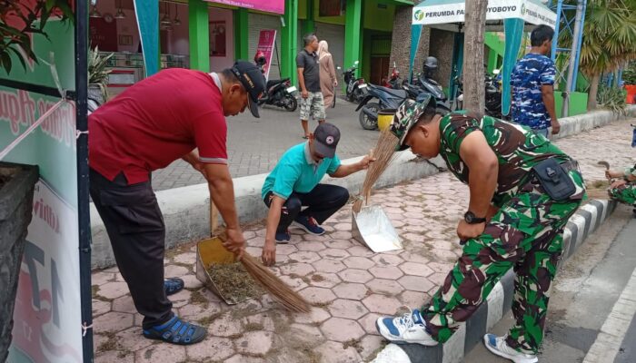 Songsong HUT TNI ke 80, Koramil 0809/02 Pesantren Kediri Gelar Karya Bakti
