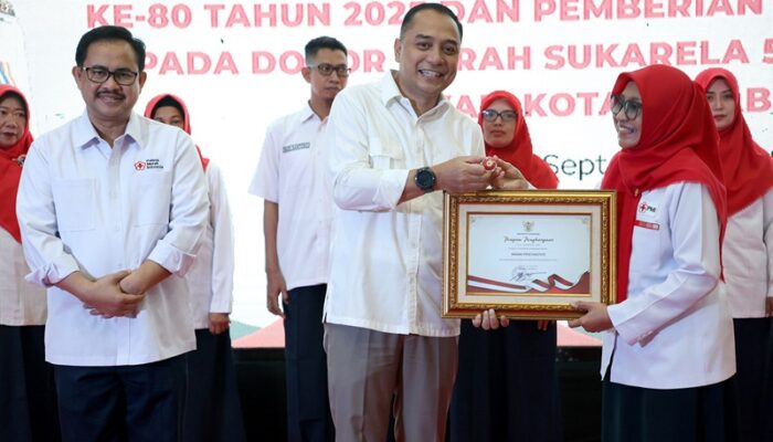Peringatan Hari PMI ke-80, Wali Kota Eri Apresiasi 425 Pendonor Sukarela