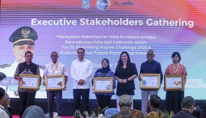 Fokus Atasi Limbah Popok, Inovasi Surabaya Raih Pengakuan Global Bloomberg Mayor Challenge