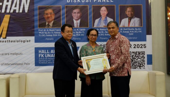 Prof. Rita UK Petra Dinobatkan Pelopor Ilmu Nyeri Indonesia