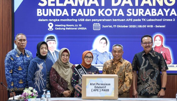 Bunda PAUD Surabaya Apresiasi TK Labschool UNESA 2, Perluas Jangkauan Wajib Belajar Pra-Sekolah