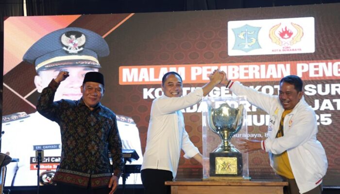 Pertahankan Juara Umum, Pemkot Surabaya Gelontor Bonus Rp42,7 M untuk Atlet Porprov Jatim 2025