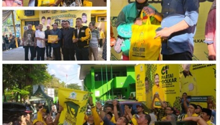 HUT Golkar ke 61, Adies Kadir Launching Rumah Aspirasi Partai Golkar di Surabaya