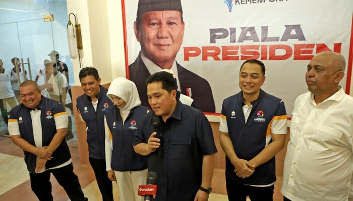Menpora Erick Thohir Apresiasi Pemkot Surabaya, Piala Presiden 2025 Sukses Dorong Pembentukan Karakter dan Sport Tourism