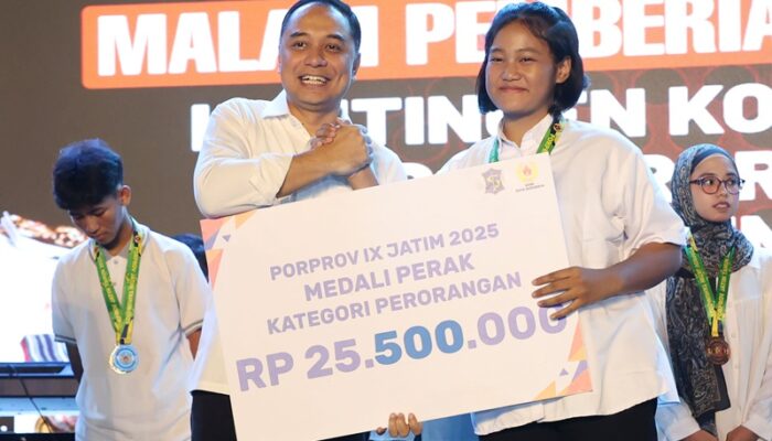 Anggaran Bonus Porprov Jatim Naik Melebihi Prediksi, Wali Kota Eri Cahyadi: Kami Sesuaikan Kenaikan Medali Perak