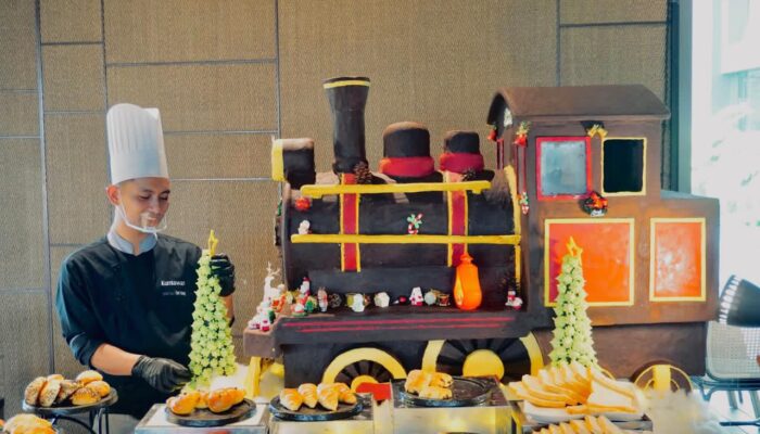 White Christmas, Kereta Cokelat Menjadi Ikon Natal Grand Mercure Malang Mirama