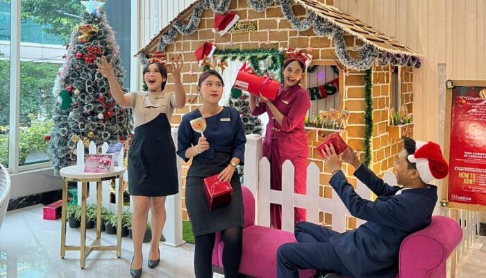 Rumah Jahe Daur Ulang Warnai Perayaan Natal di Hotel Leedon Surabaya