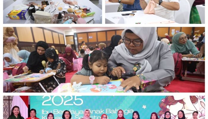 Lomba Unik Warnai Hari Ibu 2025 di Surabaya, Menggambar Bersama Anak hingga Jahit Kancing Baju untuk Laki-Laki
