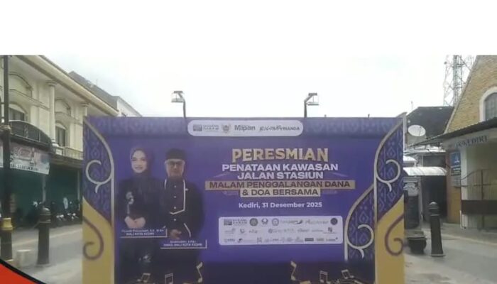 Rangkai Acara Akhir Tahun 2025, Pemkot Kediri Siap Resmikan Jalan Stasiun dan Baksos