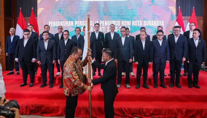 Pemkot Surabaya Kukuhkan Pengurus KONI 2025-2029: Targetkan 250 Medali Emas di Porprov 2027
