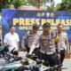 Hadirkan Rasa Aman di Jalan Raya, Polres Kediri Gelar Press Conference Hasil Operasi Semeru 2025