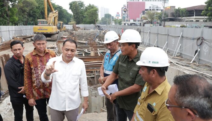 Proyek Rumah Pompa Capai 90 persen, Wali Kota Eri Cahyadi Berlakukan Denda untuk Kontraktor yang Terlambat