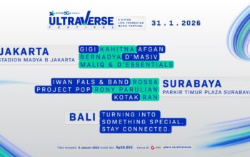Gunakan Teknologi 5G+, Ultraverse Festival Gelar Konser Tiga Kota Serentak 31 Januari 2026