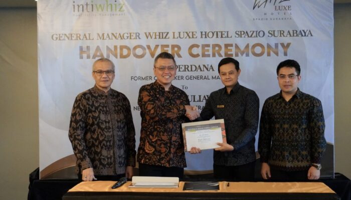 Whiz Luxe Hotel Spazio Surabaya Resmi Dipimpin General Manager Baru