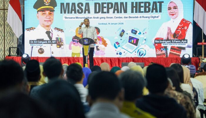 Perketat Penggunaan Gawai Anak, Wali Kota Eri Tekankan Peran Orang Tua Cegah Radikalisme dan Konten Negatif
