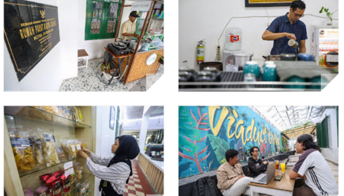 Omzet Tembus Rp725 Juta, RPK Viaduct Gubeng Buktikan Rumah Padat Karya Punya Daya Saing