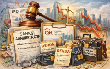 OJK Jatuhkan Sanksi ke Repower Asia dan Multi Makmur Lemindo atas Pelanggaran Pasar Modal