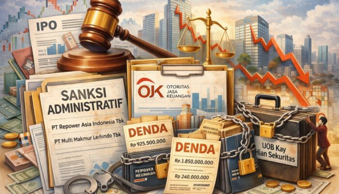 OJK Jatuhkan Sanksi ke Repower Asia dan Multi Makmur Lemindo atas Pelanggaran Pasar Modal