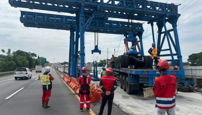 Progres Peningkatan Kapasitas Tol Surabaya–Gempol Capai 59,62%, Lebihi Target Rencana