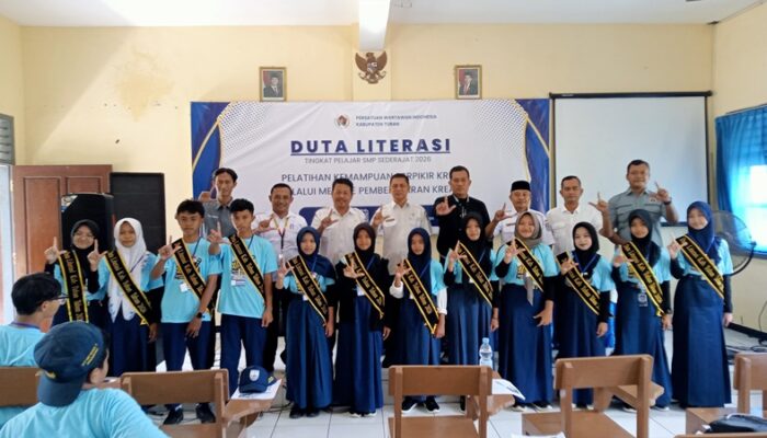 Cetak 125 Duta Literasi Tingkat Pelajar SMP, PWI Tuban: Giat ini akan berkelanjutan