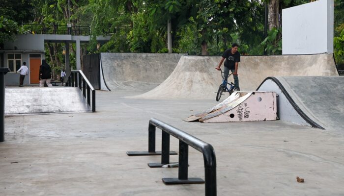 Skate & BMX Park Kalimas Hadir dengan Wajah Baru, Jadi Arena Standar dan Ikon Wisata Sungai Surabaya