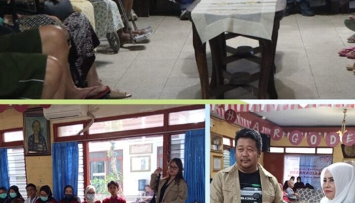 Dorong Kepedulian Terhadap Lansia, Forum Wartawan Surabaya Gelar Baksos di Panti Werda Hargodadali