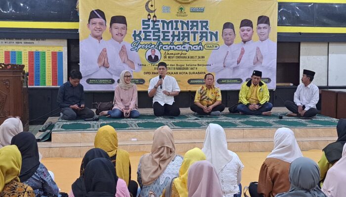 Edukasi Puasa Ramadan Sehat, Golkar Surabaya Gelar Seminar Kesehatan
