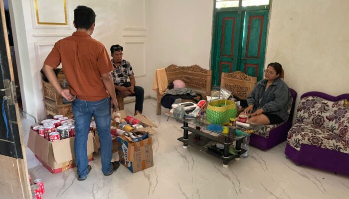 Polsek Wates Kediri, Amankan Terduga Pelaku Pembuat Ratusan Mercon