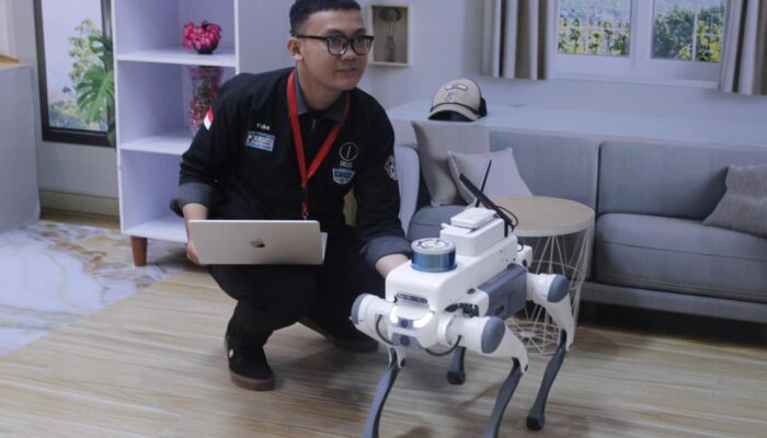 RoboDog Kendali Jarak Jauh, Inovasi ITS bersama Indosat, Nokia, dan NVIDIA