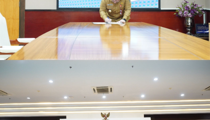 Mas Dhito Serahkan LKPD Kabupaten Kediri Unaudited Tahun 2025 ke BPK Jatim